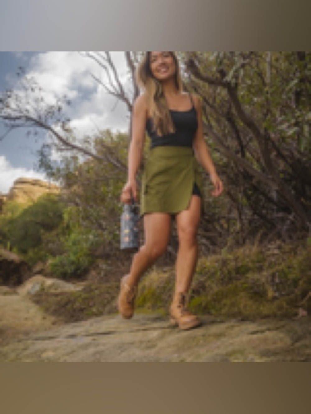 NWT - Wondery Outdoors - Ephedra Trail Skort - Forest - Picture 2 of 9